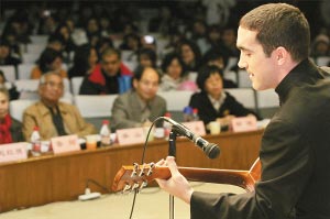 留学生汉语大赛中国话比咱都利索(组图)