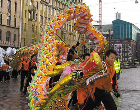 留学生:春节在英国校园里卖饺子(图)
