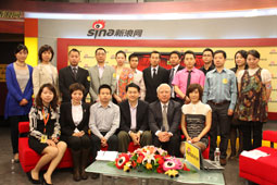 2010新浪金牌留学顾问评选启动式集体照